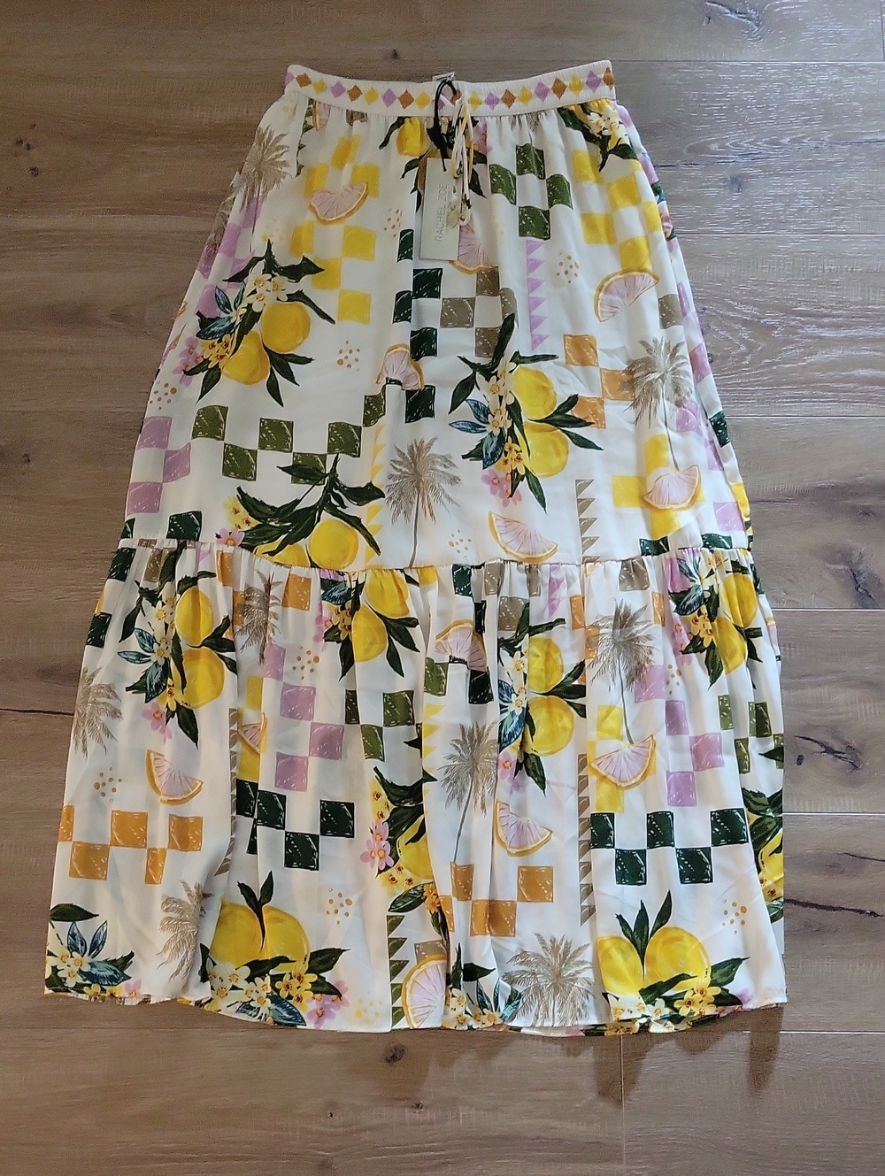 NWT Rachel Zoe Tiered Maxi Skirt Size XS - Picture 3 of 7
